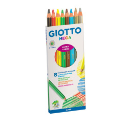 Lápiz Giotto Mega x 8 Colores