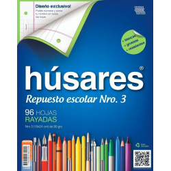 Repuesto Husares Escolar X96 Rayado 6229