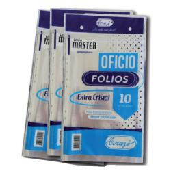 Folio Trazo Master Oficio X10un 70 Micrones 2083