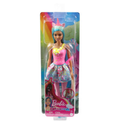 Mattel-Barbie Fantasía Unicornio Hgr21