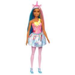 Mattel-Barbie Fantasía Unicornio Hgr21