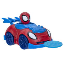 Cf-Vehículo Spidey C/Figura Lanza Tazos F0007