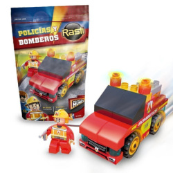Dim-Blocky Bomberos Doy Pack 44 Piezas 1084