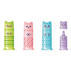 Resaltador Maped X4un. Pocket Gatitos 743604