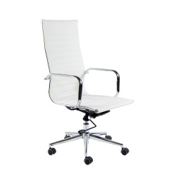 Silla De Oficina Rolic Porte Alta Blanca