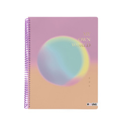 Cuaderno Mooving A4 X80h Pastel Univ Ray 1208210