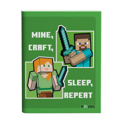 Cuaderno Mooving T/F X48hjs Minecraft 1202248