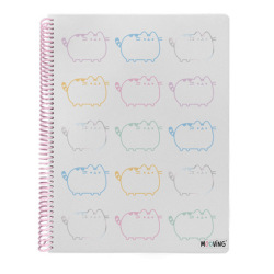Cuaderno Mooving A4 X80hj Cuadr Pusheen 1212207