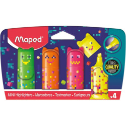 Resaltador Maped 743602 Pocket Pixel Party X4