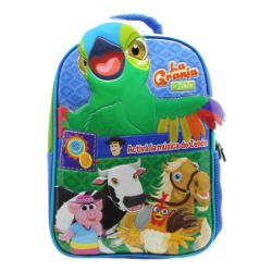 Mochila Espalda 12 Pulg Granja De Zenon C/Sonido Gz034
