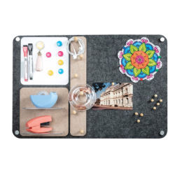 Organizador De Pared Olami Gris C/Acces Piz108