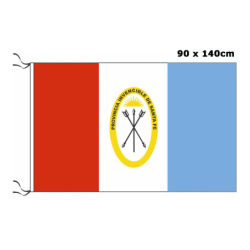 Bandera Emblemas Ceremonia Santa Fe 90x140 Bordado