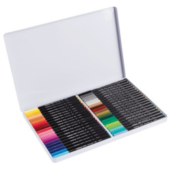 Marcador Edding 1300/40 Colorpen Set Metal Box