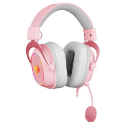 Auricular Redragon Gamer H510 Zeus X C/Mic Rosa