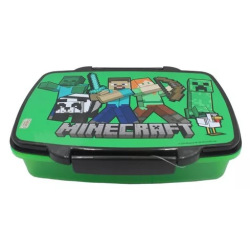 Lunchera Box Con Divisiones Minecraft 1000ml Mi027