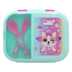 Lunchera Box Con Divisiones Y cubiertos Simones Si497