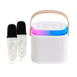 Parlante Netmak Molly Bt C/2 Mic Mini Karaoke Nm-Molly