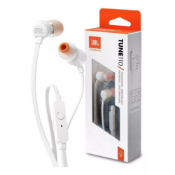 Auricular Jbl T110 In Ear Blanco Jblt110wht