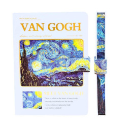 Libreta Colours 12x18 B6 Cierre Imán Van Gogh 26959