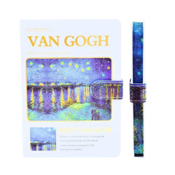 Libreta Colours 12x18 B6 Cierre Imán Van Gogh 26959