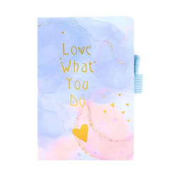 Libreta Colours 11x16 C6 Frases C/Dorado 80h 26942