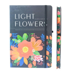 Libreta Colours A5 Con Elástico Flores 80h 25838