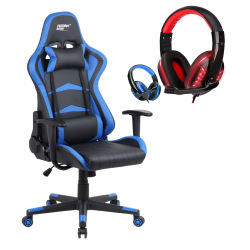 Silla Ri Gamer Premium Home Azul 43929856