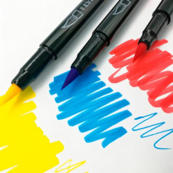 Marcador Lyra Aquabrush Duo 6 Colores Primar -6521060-