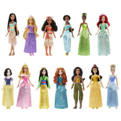 Mattel-Muñeca Disney Princesas Surtidas Hlw02