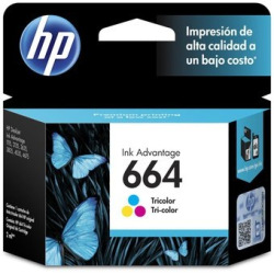 Cartucho HP 664 Tri-Color