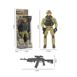 Imtr-Muñeco Articulado Soldado Desert 23cm F8704