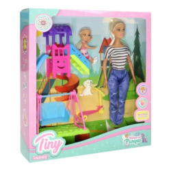 Sbg-Muñeca Tiny Mama Vamos Al Parque 4456