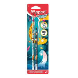 Lapiz Maped 851819 Jungle Fever Hb2 C/Guia Dedo