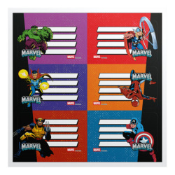 Etiqueta Mooving Escolar Marvel 1301208