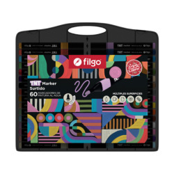 Marcador Filgo Pintura Al Agua 3mm X60 Surt Tntmkr-E60
