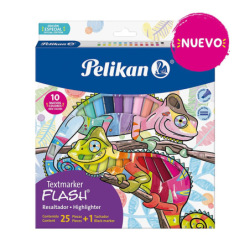 Resaltador Pelikan Flash Camaleon Chato X26 041-900-501