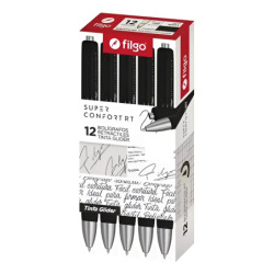 Boligrafo Filgo Retrac Super Confort 1mm Negro Scrt10