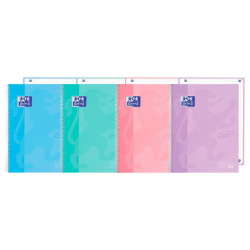 Cuaderno Europeanbook A4 80hr 1touch Pastel 184004