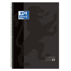 Cuaderno Europeanbook A4 80hr 1 School Negro 050189