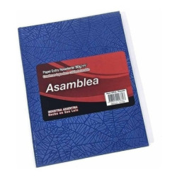 Cuaderno Asamblea T/D N1 50 Rayado Arana Azul 111510