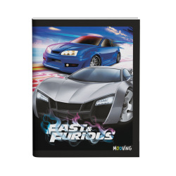 Cuaderno Mooving Rapido Y Furios T/F 16 x 21 x 48 hojas