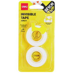 Cinta Deli Adhesiva 18x72cm Invisible Disp Manual 30611