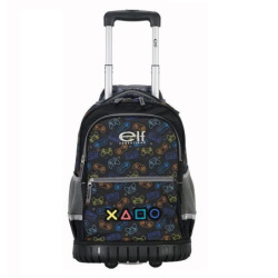 Mochila Carro Elf 18pulg Gamer Negra 6458