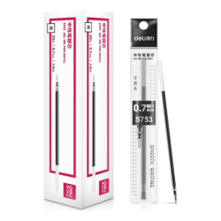 Repuesto Boligrafo Deli Negro 0.7mm Gel S753