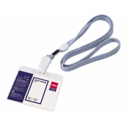 Porta Credencial Deli Horiz 105x70x0.25mm C/Clip 5756