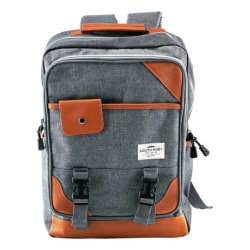Mochila South Port P/Notebook Elegante C/Cuero Mujer