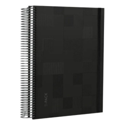 Cuaderno Fw 16x21 T/D 96hr Infinity Book Black Cuadr
