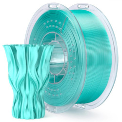 Filamento Elegoo P/Imp 3d Silkpla Verde Menta 1.75mm