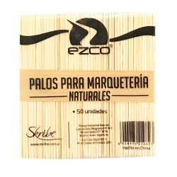 Palos de helado Ezco natural x 50 unidades