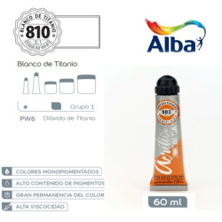 Acrílico Alba 60cc Blanco Titánio